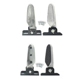Maxbell 2Pcs Bike Rear Pedals Foot Plates Pedals for Motorcycle no anti slip pad