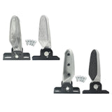 Maxbell 2Pcs Bike Rear Pedals Foot Plates Pedals for Motorcycle no anti slip pad