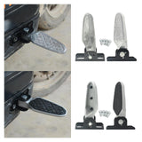 Maxbell 2Pcs Bike Rear Pedals Foot Plates Pedals for Motorcycle no anti slip pad