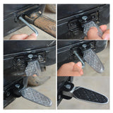 Maxbell 2Pcs Bike Rear Pedals Foot Plates Pedals for Motorcycle no anti slip pad