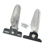 Maxbell 2Pcs Bike Rear Pedals Foot Plates Pedals for Motorcycle no anti slip pad