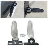 Maxbell 2Pcs Bike Rear Pedals Foot Plates Pedals for Motorcycle no anti slip pad