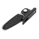 Maxbell 2Pcs Bike Rear Pedals Foot Plates Pedals for Motorcycle with anti slip pad
