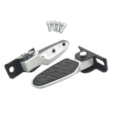 Maxbell 2Pcs Bike Rear Pedals Foot Plates Pedals for Motorcycle with anti slip pad