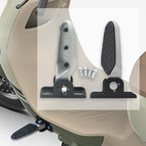 Maxbell 2Pcs Bike Rear Pedals Foot Plates Pedals for Motorcycle with anti slip pad