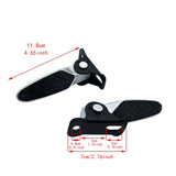 Maxbell Electric Bicycle Rear Pedals Lightweight Multipurpose Replace Parts Replaces Wide