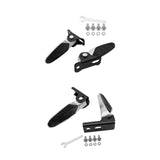 Maxbell Electric Bicycle Rear Pedals Lightweight Multipurpose Replace Parts Replaces Wide