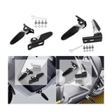 Maxbell Electric Bicycle Rear Pedals Lightweight Multipurpose Replace Parts Replaces Wide