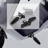 Maxbell Electric Bicycle Rear Pedals Lightweight Multipurpose Replace Parts Replaces Wide