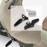 Maxbell Electric Bicycle Rear Pedals Lightweight Multipurpose Replace Parts Replaces Wide