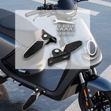 Maxbell Electric Bicycle Rear Pedals Lightweight Multipurpose Replace Parts Replaces Wide