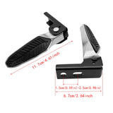 Maxbell Electric Bicycle Rear Pedals Lightweight Multipurpose Replace Parts Replaces Narrow