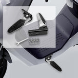 Maxbell Electric Bicycle Rear Pedals Lightweight Multipurpose Replace Parts Replaces Narrow