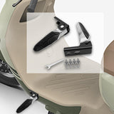 Maxbell Electric Bicycle Rear Pedals Lightweight Multipurpose Replace Parts Replaces Narrow