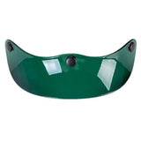 Maxbell Helmet Peak Shield Easy Installation Sun Protection Vintage Direct Replace Green