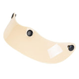 Maxbell Helmet Peak Shield Easy Installation Sun Protection Vintage Direct Replace Beige