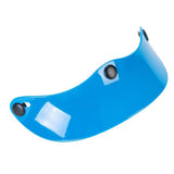 Maxbell Helmet Peak Shield Easy Installation Sun Protection Vintage Direct Replace Blue