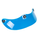 Maxbell Helmet Peak Shield Easy Installation Sun Protection Vintage Direct Replace Blue