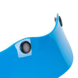 Maxbell Helmet Peak Shield Easy Installation Sun Protection Vintage Direct Replace Blue