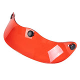 Maxbell Helmet Peak Shield Easy Installation Sun Protection Vintage Direct Replace Transparent Red