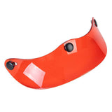 Maxbell Helmet Peak Shield Easy Installation Sun Protection Vintage Direct Replace Transparent Red
