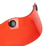 Maxbell Helmet Peak Shield Easy Installation Sun Protection Vintage Direct Replace Transparent Red