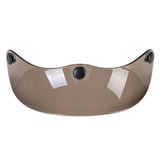 Maxbell Helmet Peak Shield Easy Installation Sun Protection Vintage Direct Replace Transparent Brown