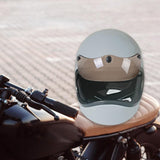 Maxbell Helmet Peak Shield Easy Installation Sun Protection Vintage Direct Replace Transparent Brown