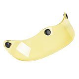 Maxbell Helmet Peak Shield Easy Installation Sun Protection Vintage Direct Replace Transparent Yellow