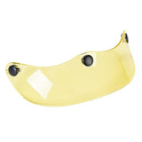 Maxbell Helmet Peak Shield Easy Installation Sun Protection Vintage Direct Replace Transparent Yellow
