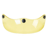 Maxbell Helmet Peak Shield Easy Installation Sun Protection Vintage Direct Replace Transparent Yellow