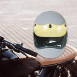 Maxbell Helmet Peak Shield Easy Installation Sun Protection Vintage Direct Replace Transparent Yellow