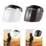 Maxbell Motorcycle Helmet Lens Visor Men Practical Lightweight Replacement Sun Visor Clear