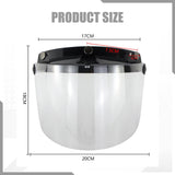 Maxbell Motorcycle Helmet Lens Visor Men Practical Lightweight Replacement Sun Visor Clear