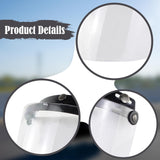 Maxbell Motorcycle Helmet Lens Visor Men Practical Lightweight Replacement Sun Visor Clear
