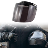 Maxbell Motorcycle Helmet Lens Visor Men Practical Lightweight Replacement Sun Visor Light Tea Color