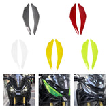 Maxbell Motorcycle Front Headlight Cover Lamp Screen for Motorcycle Accessories Gray