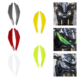 Maxbell Motorcycle Front Headlight Cover Lamp Screen for Motorcycle Accessories Gray