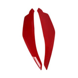 Maxbell Motorcycle Front Headlight Cover Lamp Screen for Motorcycle Accessories Red