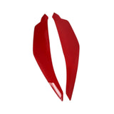 Maxbell Motorcycle Front Headlight Cover Lamp Screen for Motorcycle Accessories Red