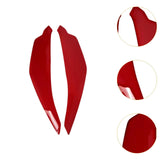 Maxbell Motorcycle Front Headlight Cover Lamp Screen for Motorcycle Accessories Red