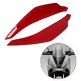 Maxbell Motorcycle Front Headlight Cover Lamp Screen for Motorcycle Accessories Red