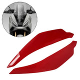 Maxbell Motorcycle Front Headlight Cover Lamp Screen for Motorcycle Accessories Red