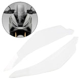 Maxbell Motorcycle Front Headlight Cover Lamp Screen for Motorcycle Accessories Clear