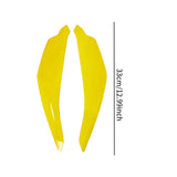 Maxbell Motorcycle Front Headlight Cover Lamp Screen for Motorcycle Accessories Yellow