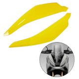 Maxbell Motorcycle Front Headlight Cover Lamp Screen for Motorcycle Accessories Yellow