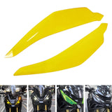 Maxbell Motorcycle Front Headlight Cover Lamp Screen for Motorcycle Accessories Yellow