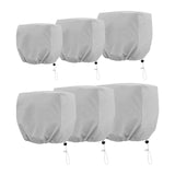 Maxbell Boat Outboard Motor Cover Windproof 210D Oxford Cloth Boat Engine Hood Cover 15HP