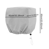 Maxbell Boat Outboard Motor Cover Windproof 210D Oxford Cloth Boat Engine Hood Cover 150 to 250HP