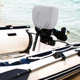 Maxbell Boat Outboard Motor Cover Windproof 210D Oxford Cloth Boat Engine Hood Cover 150 to 250HP
